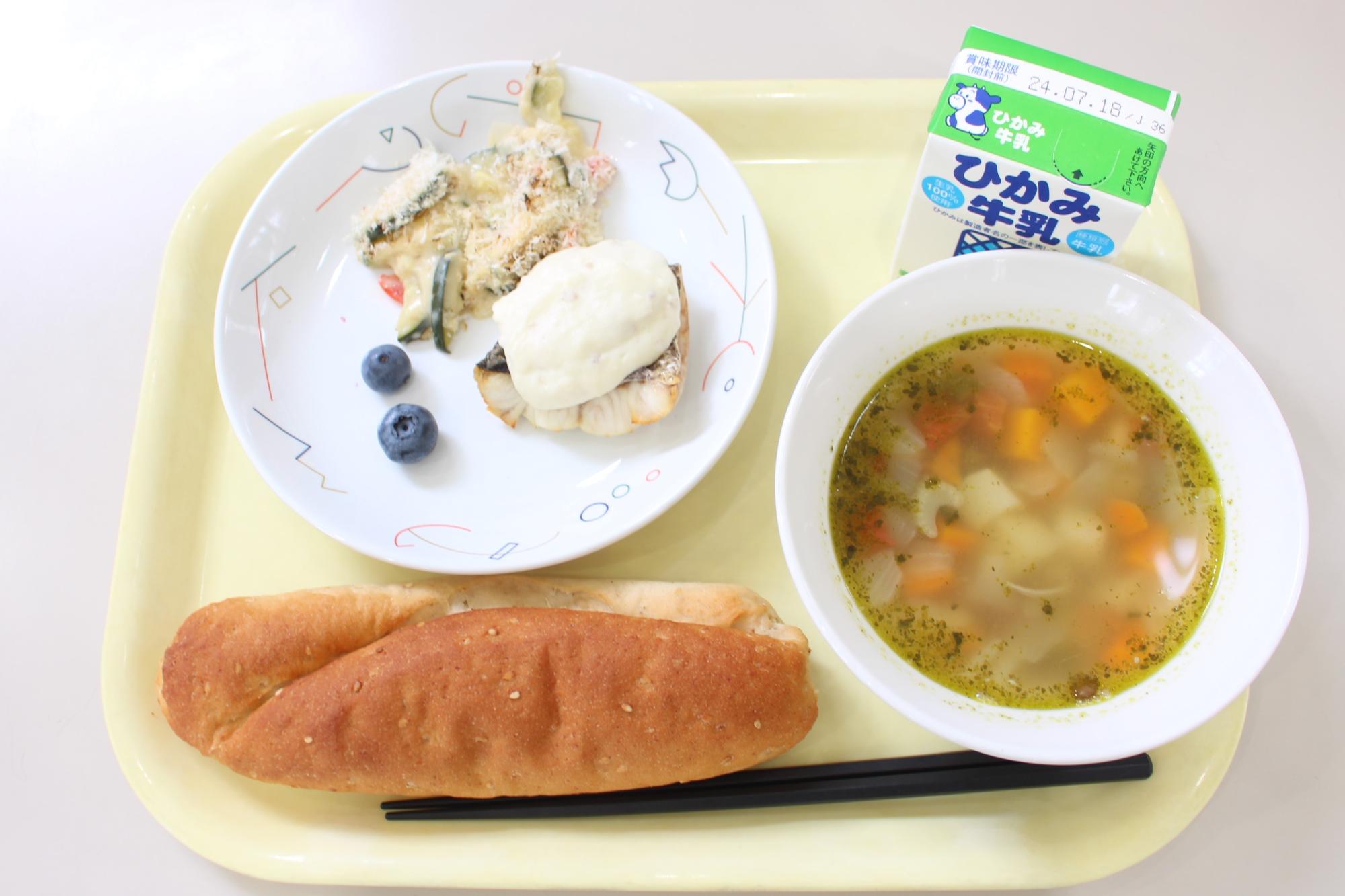 フランス給食の献立