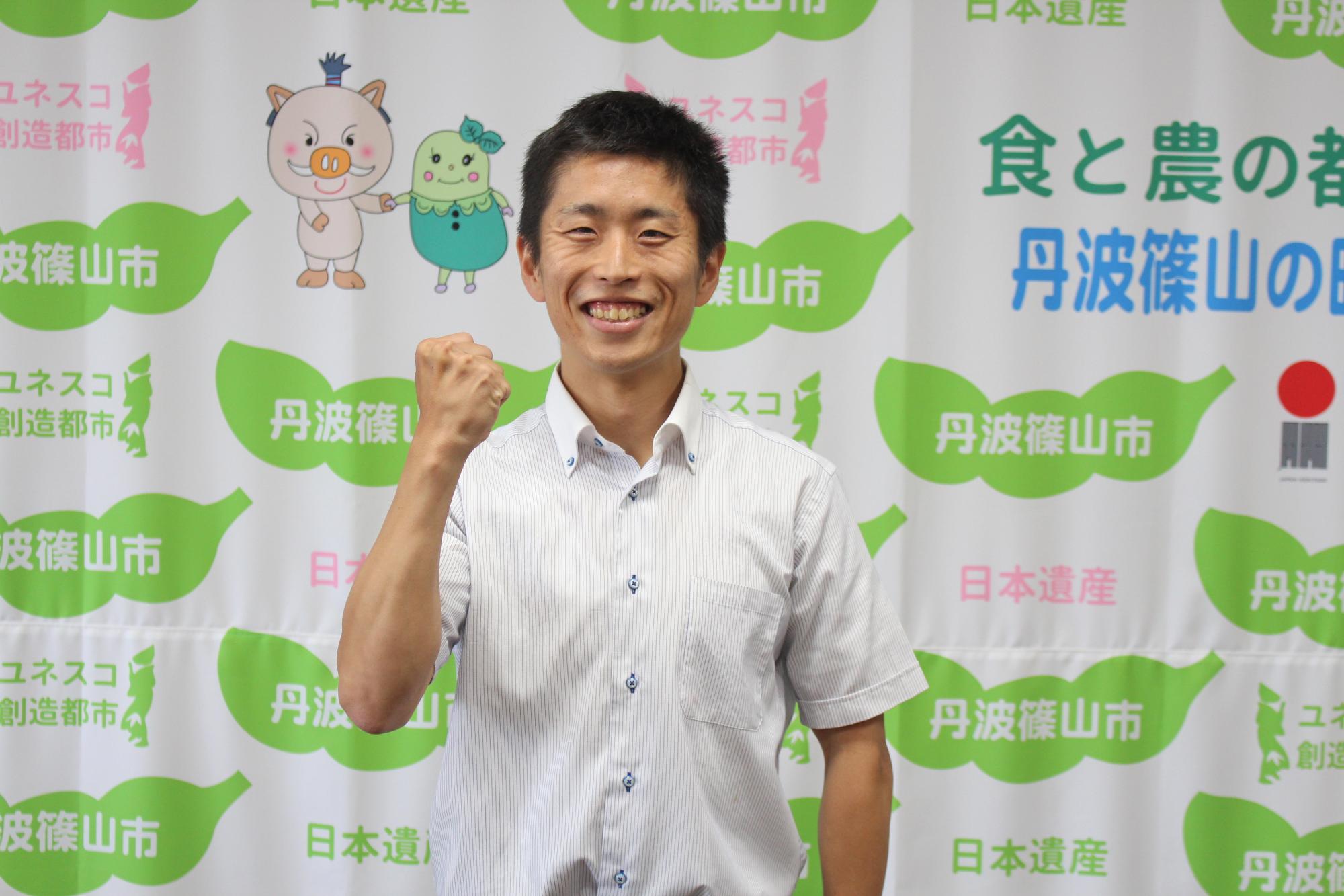 トライアスロンに出場される三宅さん