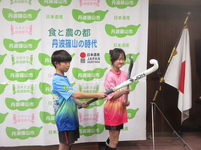 ホッケー贈呈式3