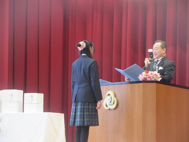 多紀小学校卒業式2