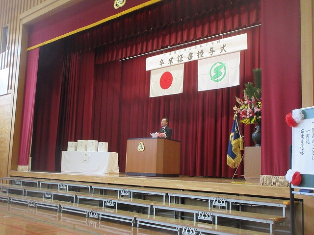 多紀小学校卒業式3