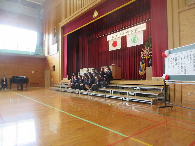 多紀小学校卒業式4
