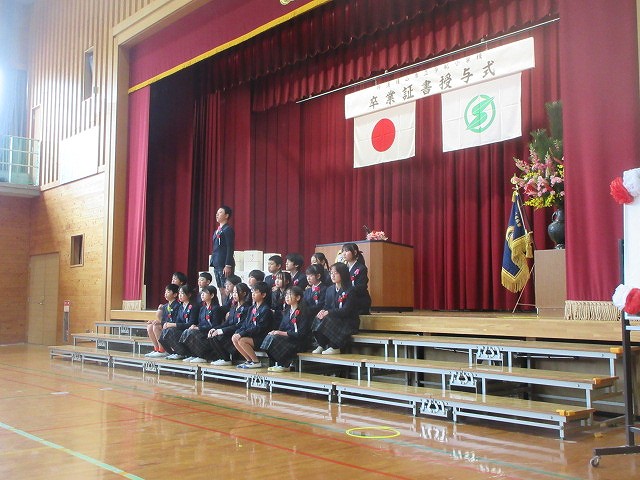 多紀小学校卒業式5