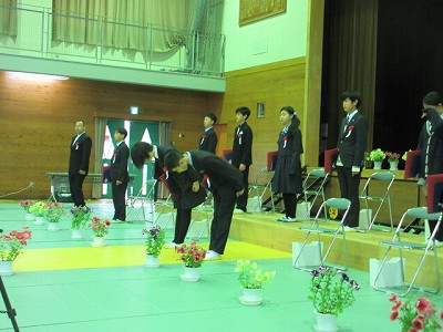 大山小学校卒業式5