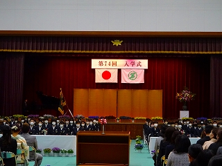 篠山中学校入学式12