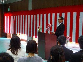 篠山中学校入学式13