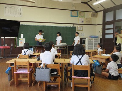 夏休み探究学習発表会1