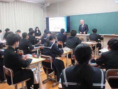 市長の学校訪問1
