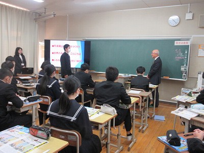 市長の学校訪問4