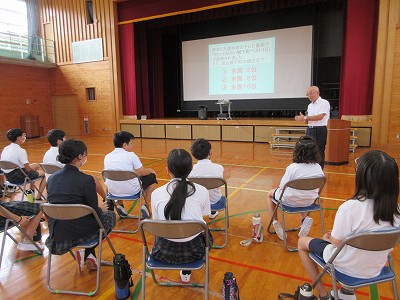 市長の学校訪問2