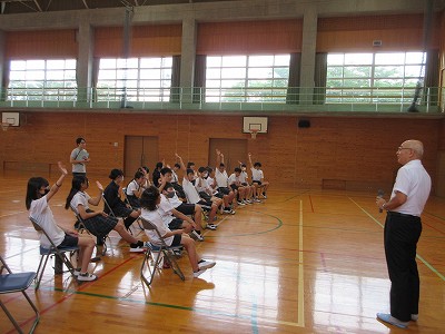 市長の学校訪問3