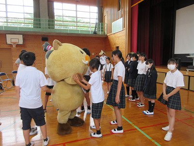 市長の学校訪問9