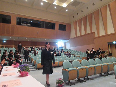 今田中学校卒業式1
