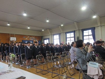 篠山小学校卒業式4