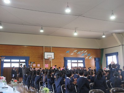 篠山小学校卒業式6