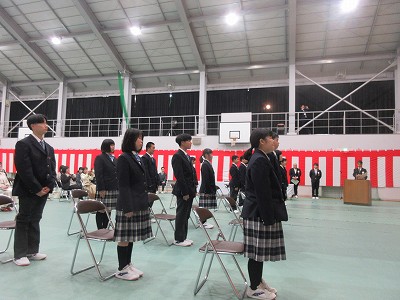 東雲高校入学式2