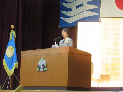 東雲高校入学式4