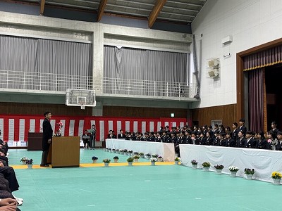 篠山中学校入学式2