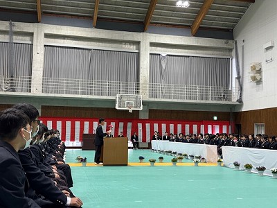篠山中学校入学式4