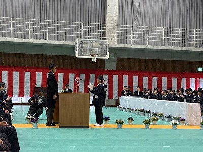 篠山中学校入学式5