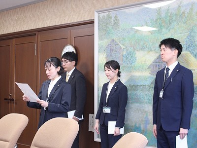 辞令交付式3