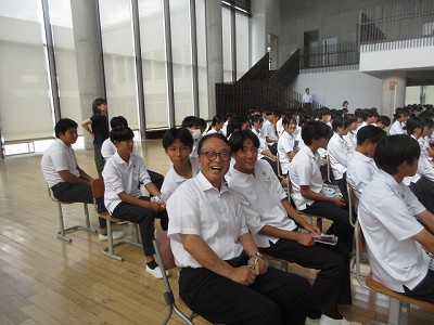 篠山中学校市長の学校訪問3