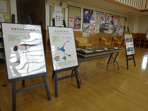 「篠山層群の太古の生きものたち」展示