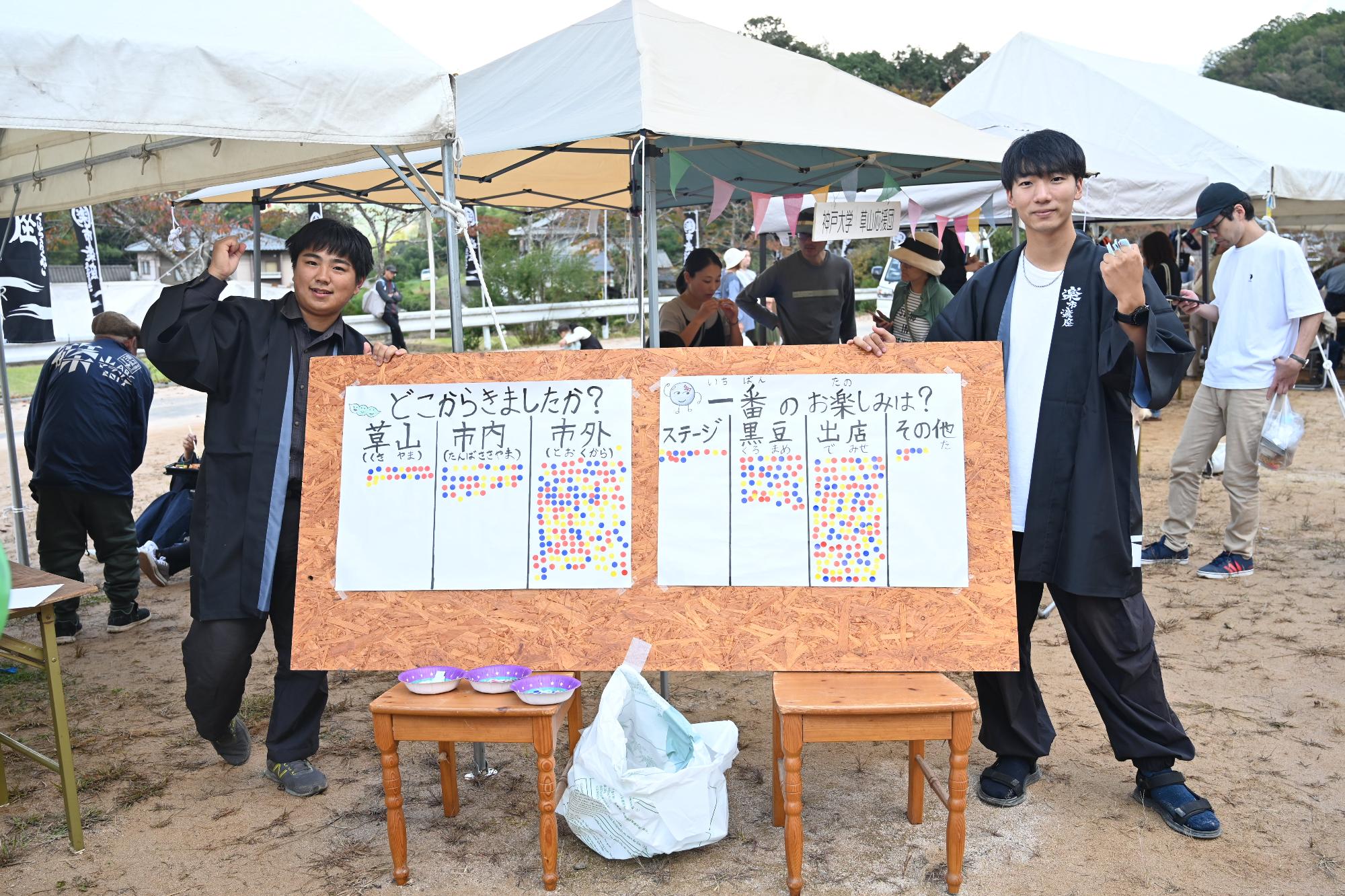 地域おこし協力隊の阪下さんと石田さん