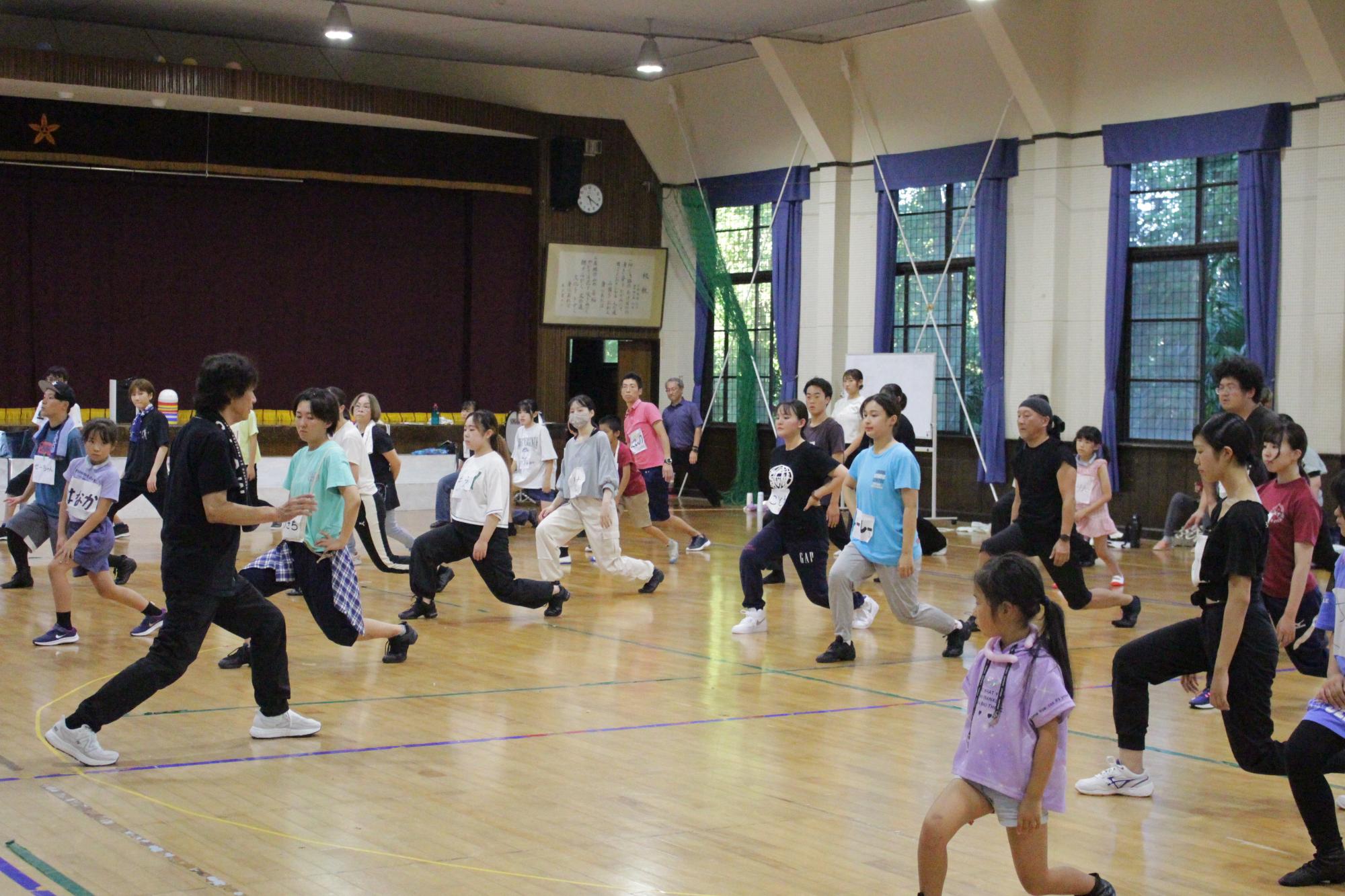 市民ミュージカル練習の様子