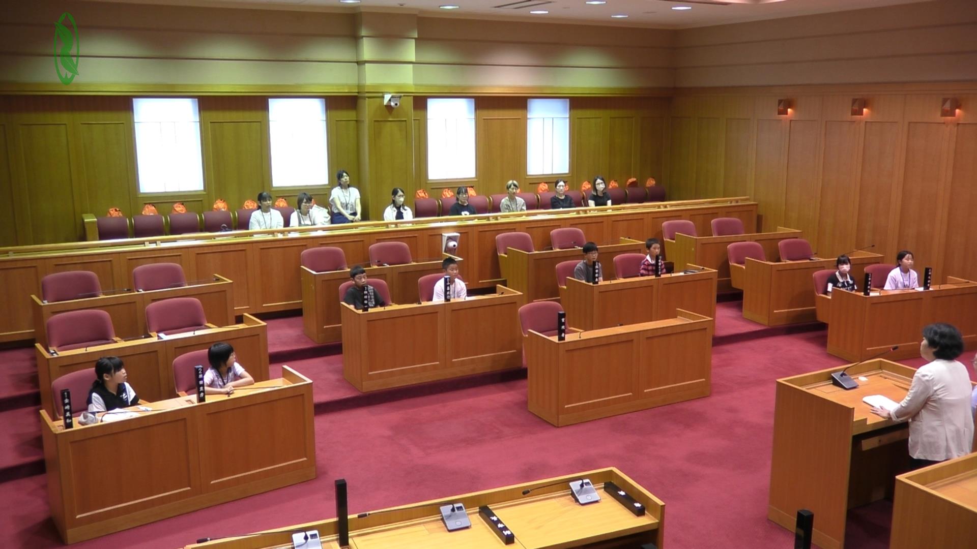 8月6日 議場で感想発表