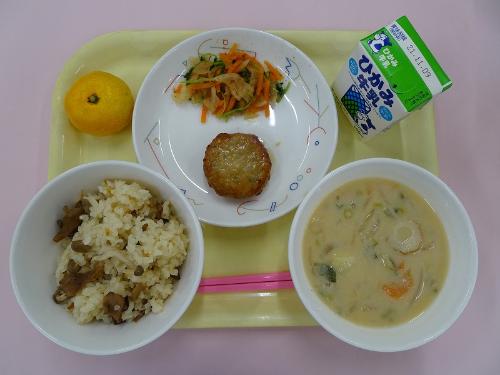 令和3年11月2日の丹波篠山市学校給食（東部学校給食センター）