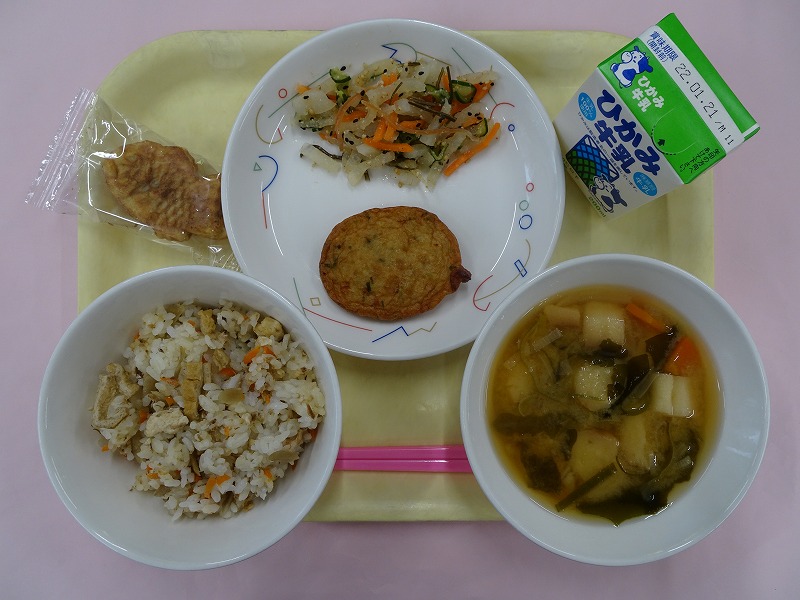 令和4年1月14日の丹波篠山市学校給食