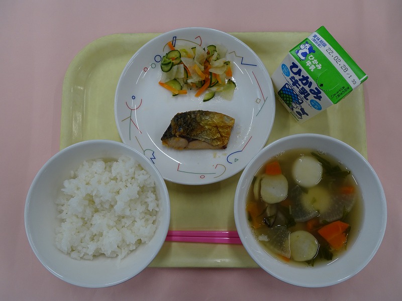 令和4年2月21日の丹波篠山市学校給食（東部学校給食センター）