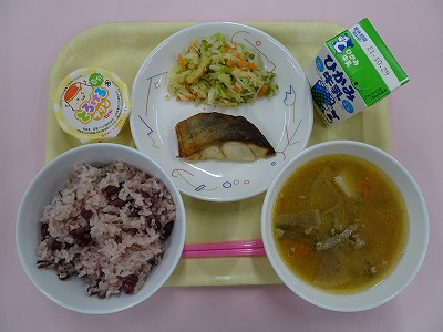 令和3年10月12日の丹波篠山市学校給食