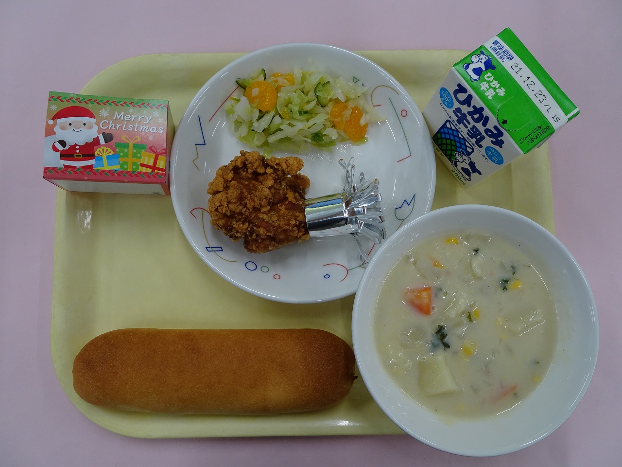 令和3年12月16日の丹波篠山市学校給食