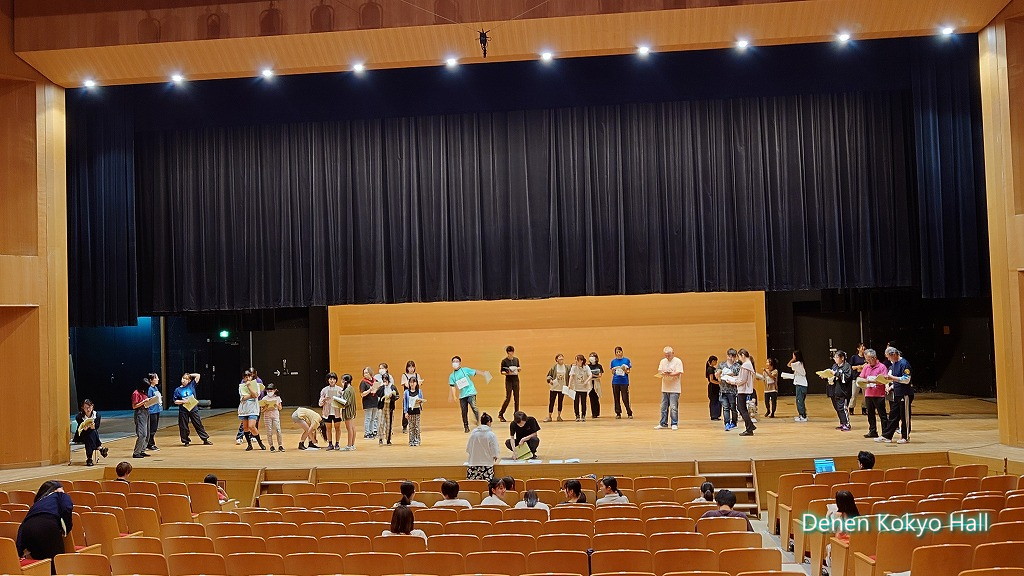 丹波篠山市民ミュージカル舞台練習