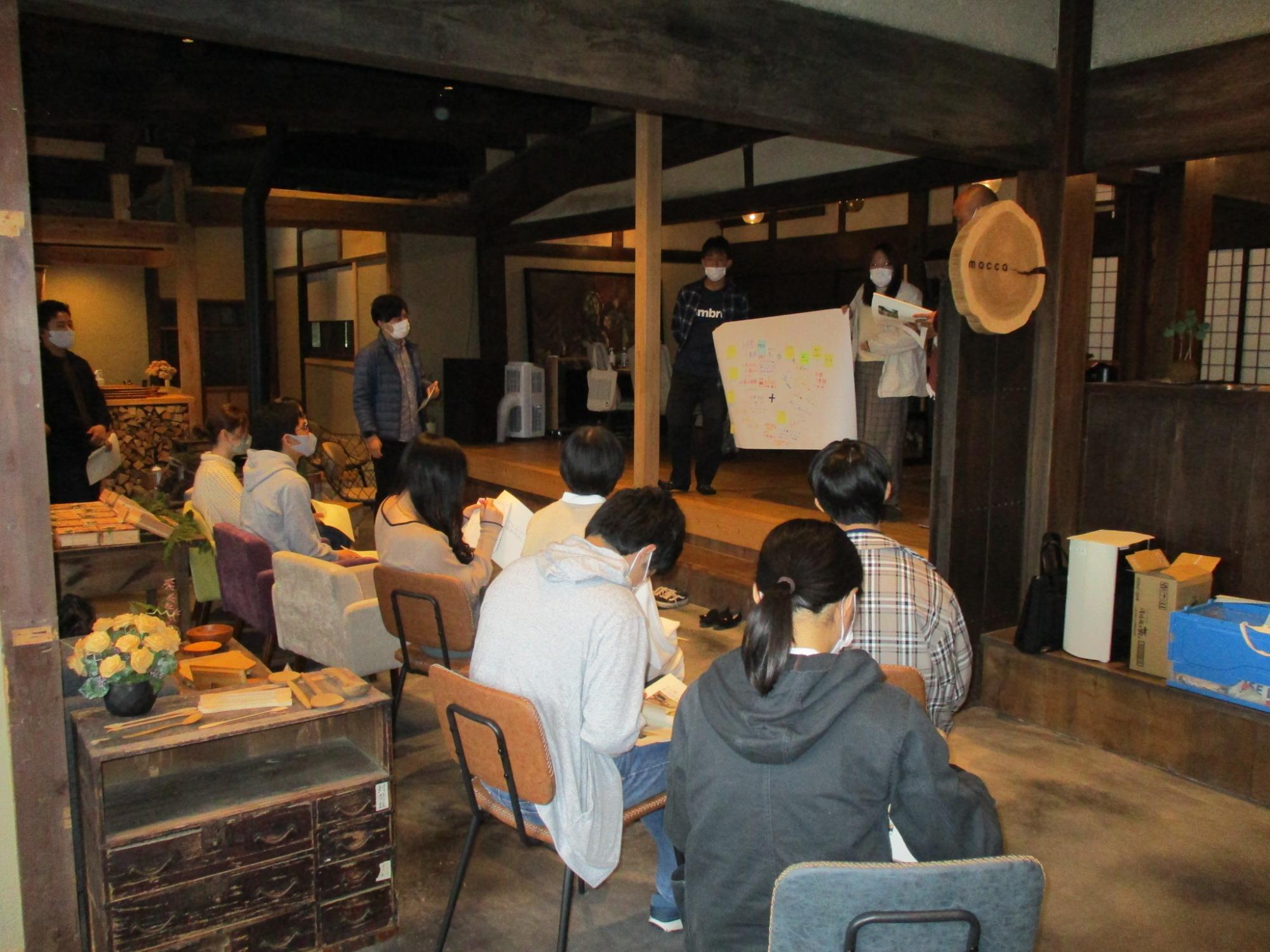 中間発表の風景