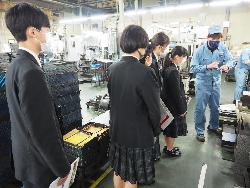 R3丹波篠山市高校生＆教職員対象企業見学会の様子