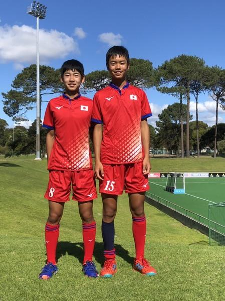 丸山 奏選手と小林 青空選手が笑顔で写っている写真