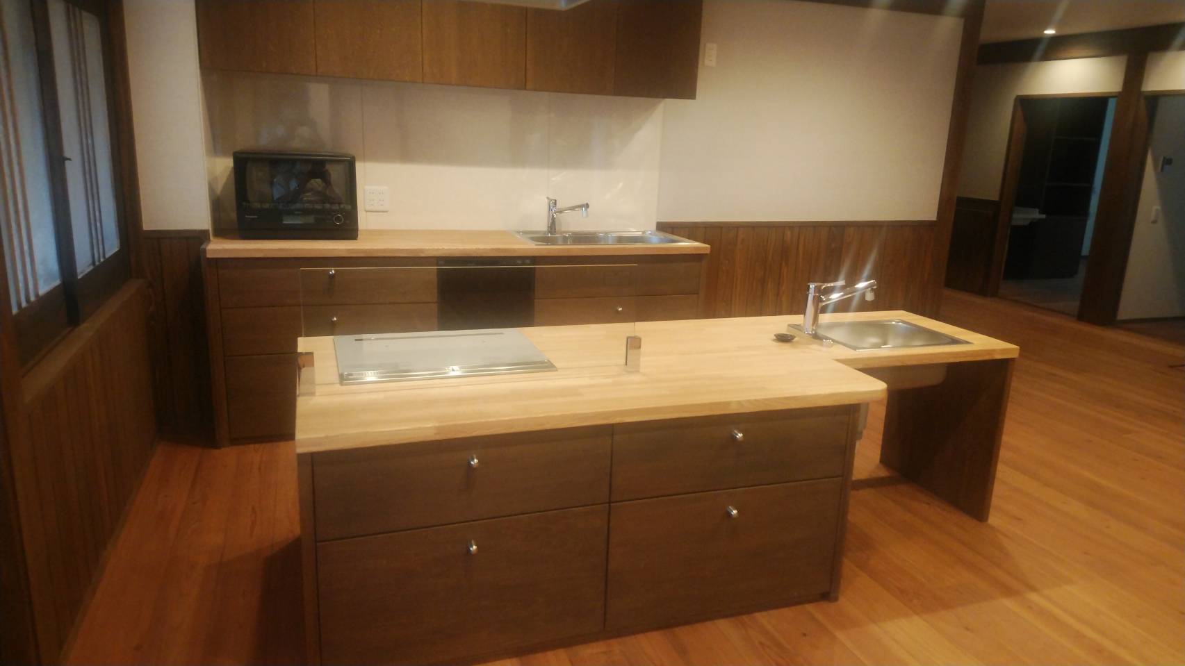 施設内のシステムキッチン