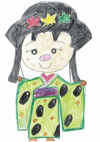 岸野 菜那（きしの なな）さんが描いたささのちゃんのイラスト