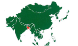 バングラデシュの位置の地図