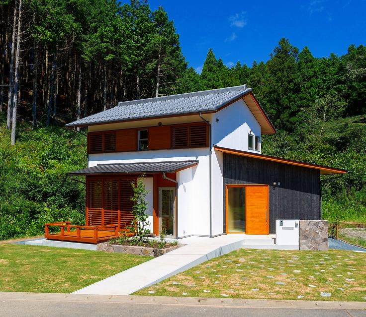 丹波篠山の家モデルハウスの全景写真