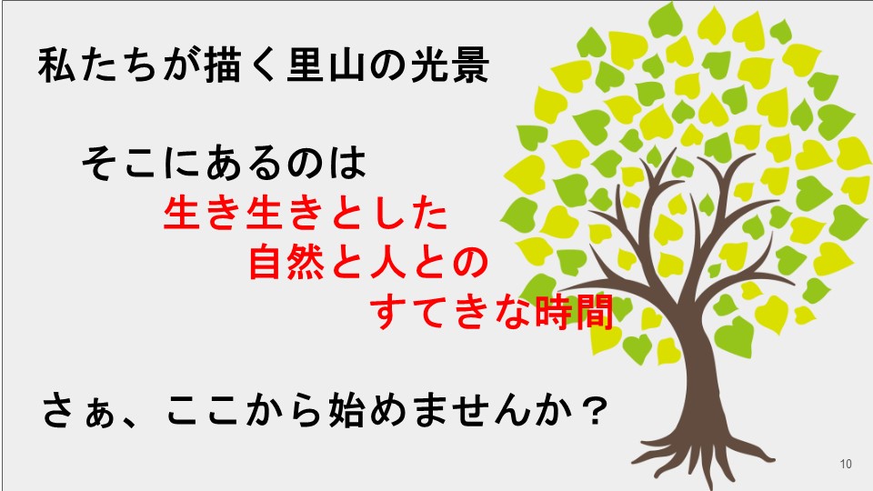 発表のスライド