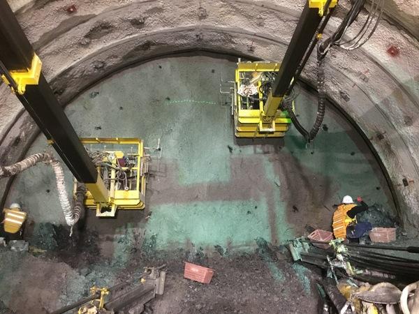 施工工事をしている写真