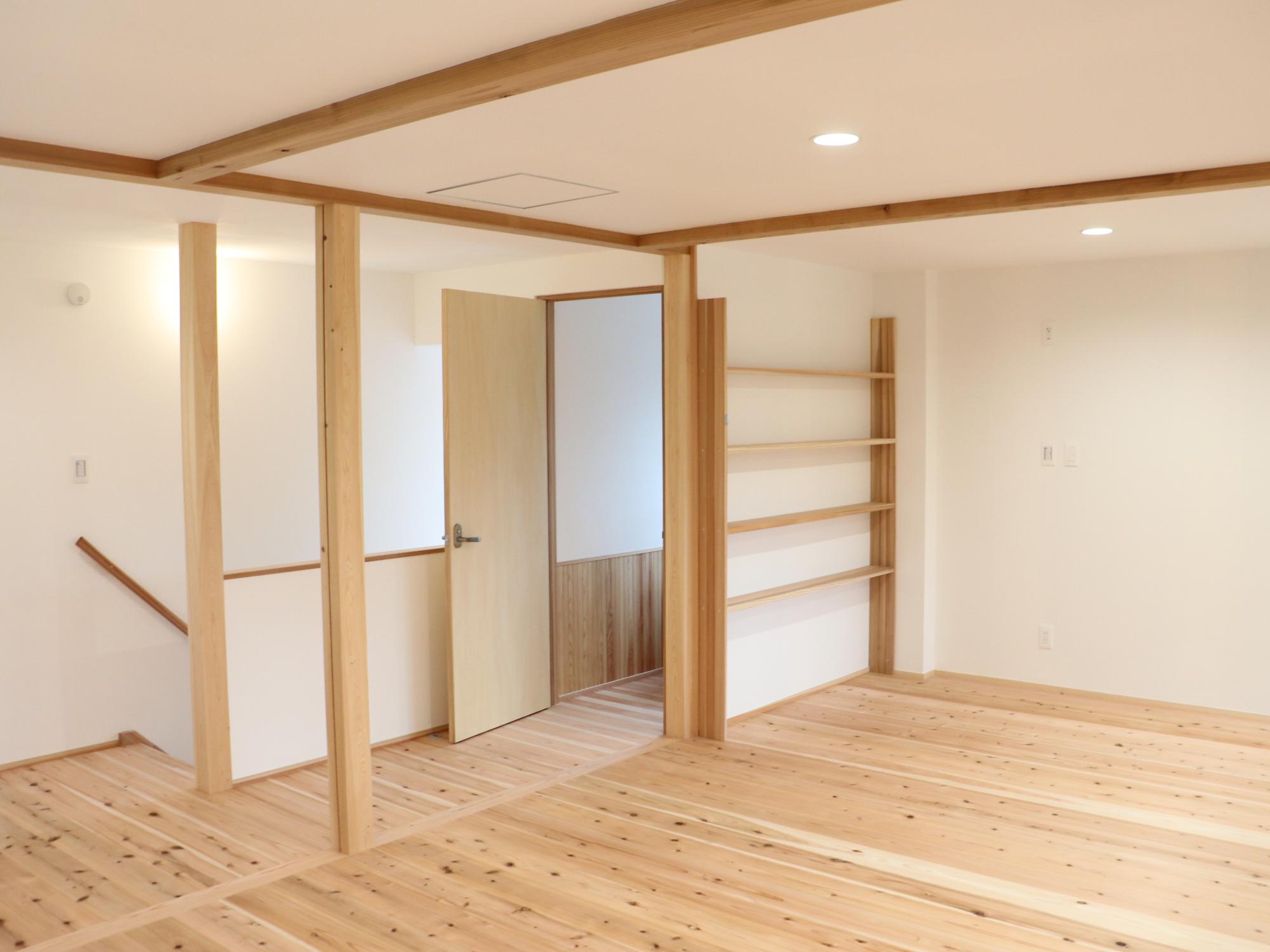 丹波篠山の家モデルハウスの内装。