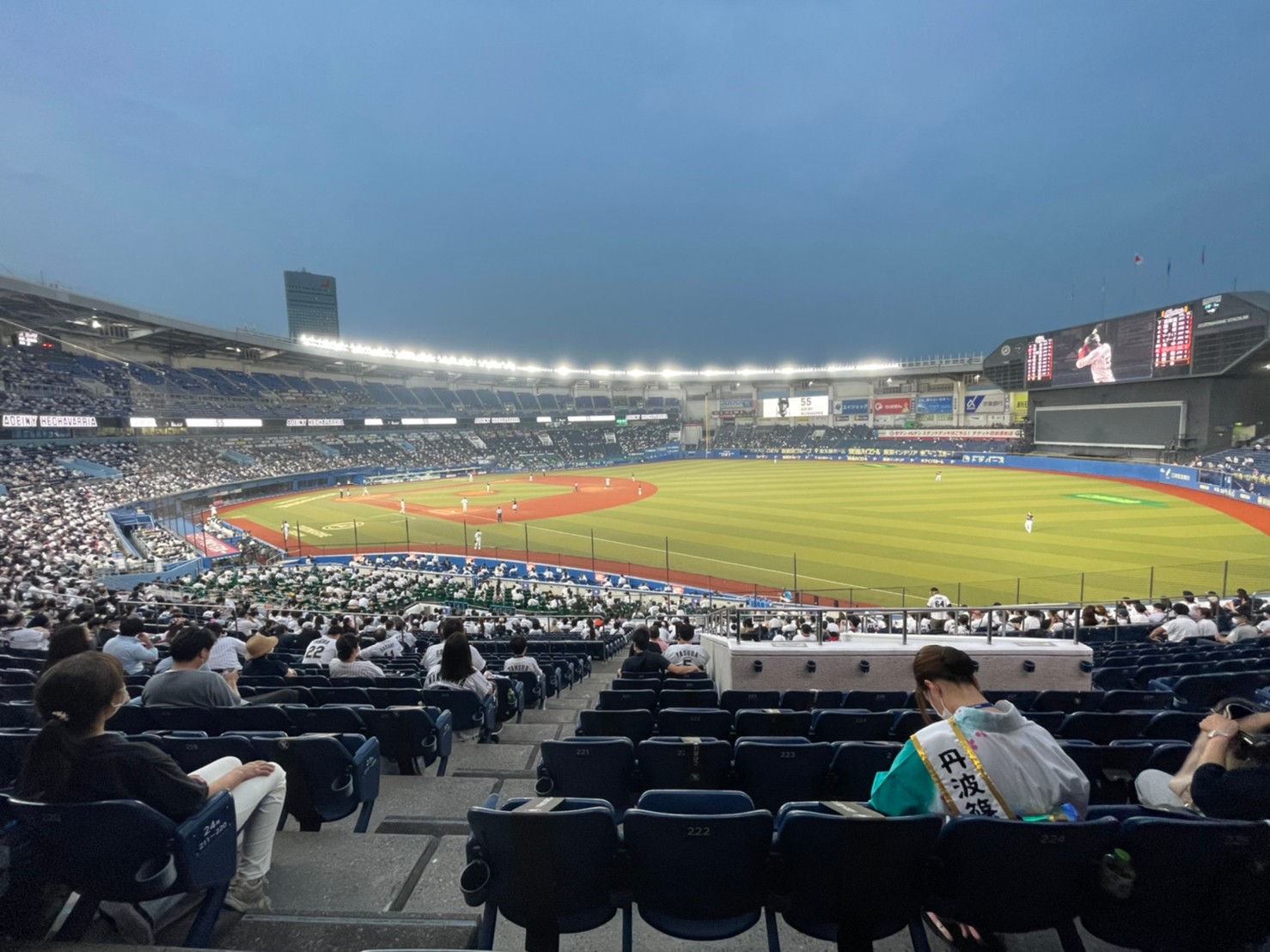 ZOZOマリンスタジアムの球場内の様子