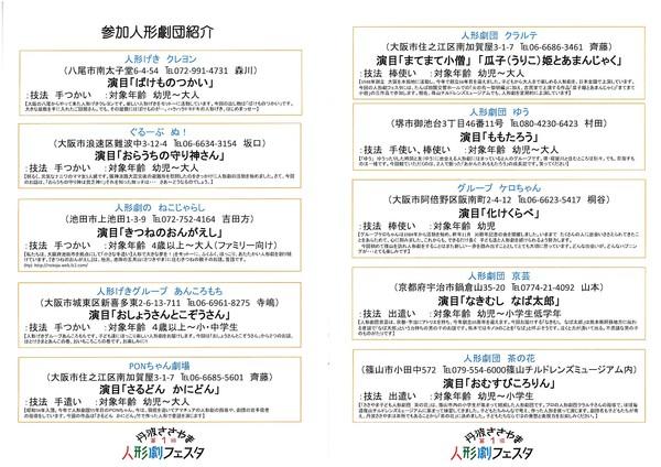 参加人形劇団紹介