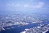 上空から撮影した播磨町の写真