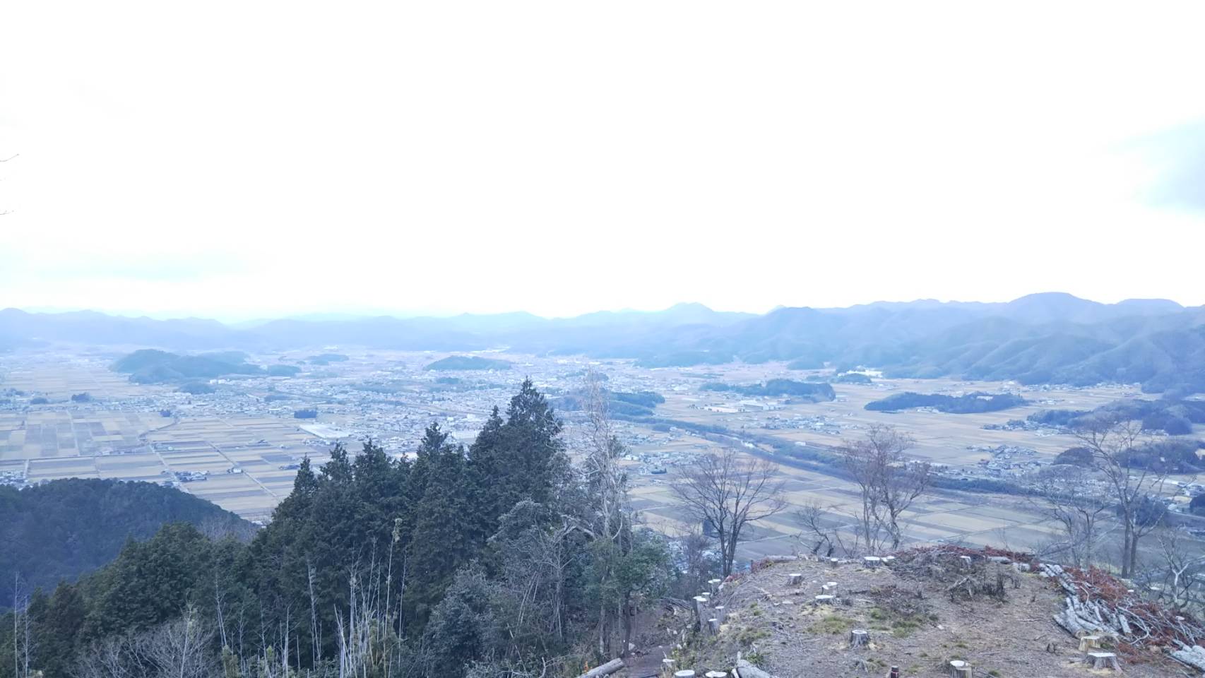 八上城跡からの眺め